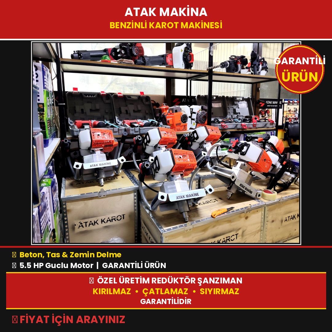 ATAK PRFESYONEL BENZİNLİ KAROT & EL SONDAJ 5MT (ŞANZIMAN GARANTİLİ) // - Görsel 6