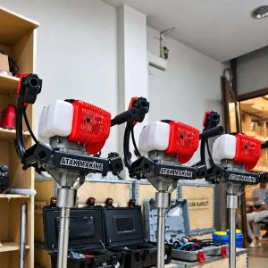 Atak karot ve el sondaj seti için kısa redüktörlü benzinli makineler